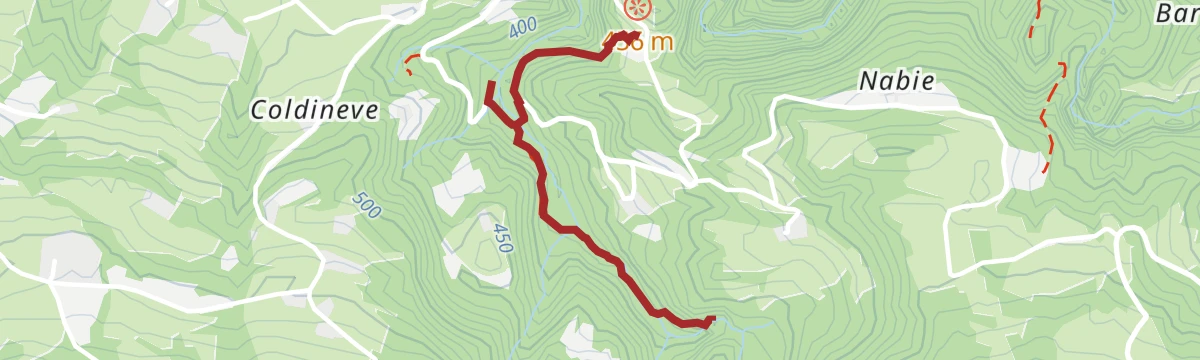 Route map: Grotta Azzurra